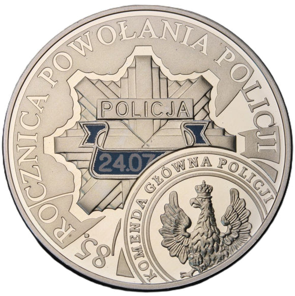 2004 - Polska - 10 zł - 85 Rocznica Powołania Policji