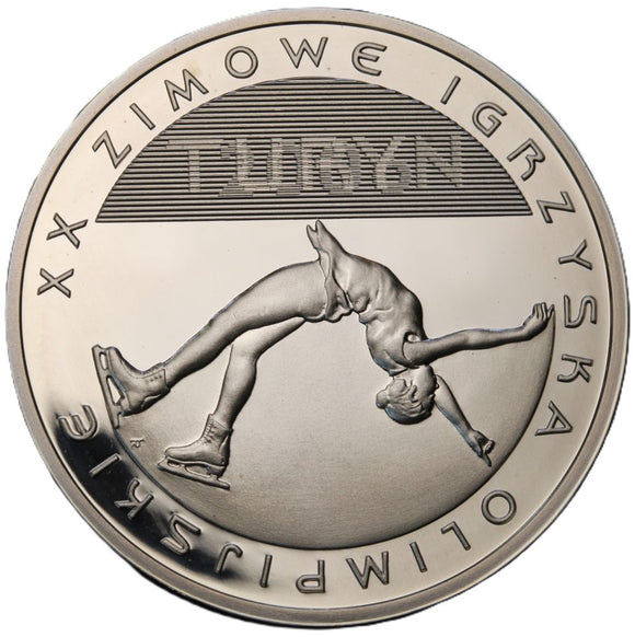 2006 - Polska - 10 zł - Turyn 2006 - Łyżwiarze