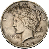 1922 - USA - 1 Dolar - Peace Dollar