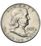 1957 - USA - 1/2 Dolara - Franklin Half Dollar