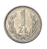 1982 - Polska - 1 Złoty - destrukt menniczy
