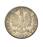 1936 - Polska - 2 zł - Żaglowiec