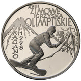 1998 - Polska - 10 zł - XVIII Zimowe Igrzyska Olimpijskie - Nagano 1998