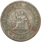 1892 - Francuskie Indochiny - 1 Cent
