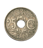 1932 - Francja - 25 Centimes