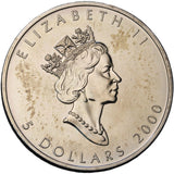 1 uncja - 2000 - Kanada - Liść Klonowy