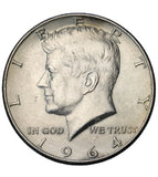 1964 - USA - 1/2 Dolara - Kennedy Half Dollar