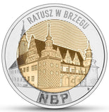2025 - Polska - 5 zł - Odkryj Polskę - Ratusz w Brzegu
