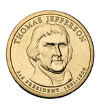 2007 - USA - 1 Dolar - Thomas Jefferson