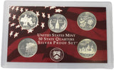 2000 - USA - Zestaw - Zestaw 5 srebrnych monet - Monety Stanowe