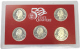 2001 - USA - Zestaw - Zestaw 5 srebrnych monet - Monety Stanowe