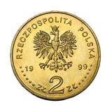 1999 - Polska - 2 zł - 500 Rocznica Urodzin Jana Łaskiego