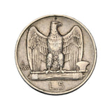 1927 - Włochy - 5 Lirów