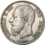 1870 - Belgia - 5 Franków