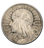 1933 - Polska - 5 zł - Polonia (głowa kobiety)