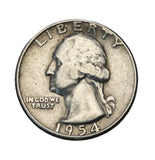 1954 - USA - 1/4 Dolara - Washington Quarter Dollar