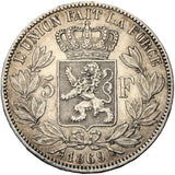 1869 - Belgia - 5 Franków