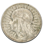 1933 - Polska - 5 zł - Polonia (głowa kobiety)