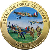 2018 - Wielka Brytania - 50 Pensów - 100-lecie Królewskich Sił Powietrznych