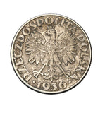 1936 - Polska - 2 zł - Żaglowiec