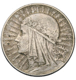 1933 - Polska - 5 zł - Polonia (głowa kobiety)