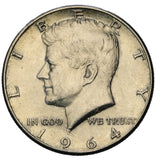 1964 - USA - 1/2 Dolara - Kennedy Half Dollar