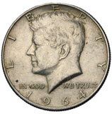 1964 - USA - 1/2 Dolara - Kennedy Half Dollar