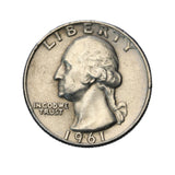 1961 - USA - 1/4 Dolara - Washington Quarter Dollar