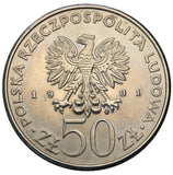 1981 - Polska - 50 zł - Władysław Sikorski