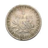 1916 - Francja - 1 Frank