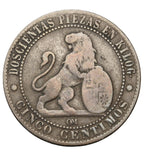 1870 - Hiszpania - 5 Centimos