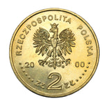2000 - Polska - 2 zł - 1000-lecie Zjazdu w Gnieźnie