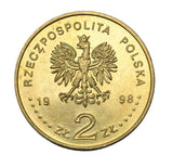 1998 - Polska - 2 zł - 200-lecie Urodzin Adama Mickiewicza
