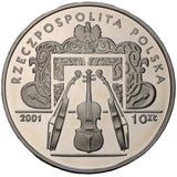 2001 - Polska - 10 zł - Henryk Wieniawski