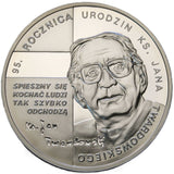 2010 - Polska - 10 zł - 95. Rocznica Urodzin ks. Jana Twardowskiego
