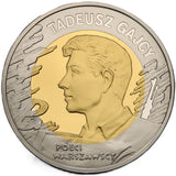 2009 - Polska - 10 zł - 65 Rocznica Powstania Warszawskiego - T. Gajcy