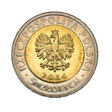 2016 - Polska - 5 zł - Księży Młyn w Łodzi