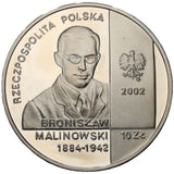 2002 - Polska - 10 zł - Bronisław Malinowski