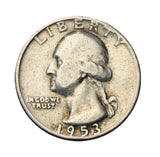 1953 - USA - 1/4 Dolara - Washington Quarter Dollar