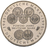 1998 - Niemcy - 10 Marek - 50 Lat Marki Niemieckiej