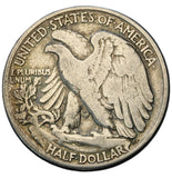 1942 - USA - 1/2 Dolara - Walking Liberty Half Dollar