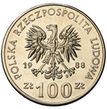 1988 - Polska - 100 zł - 70 Rocznica Powstania Wielkopolskiego
