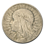 1932 - Polska - 5 zł - Polonia (głowa kobiety)