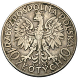1932 - Polska - 10 zł - Polonia (Głowa Kobiety)