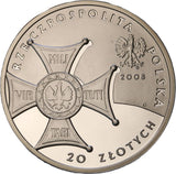 2008 - Polska - 20 zł - 90 Rocznica Odzyskania Niepodległości