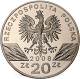 2008 - Polska - 20 zł - Sokół Wędrowny