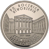 2009 - Polska - 10 zł - 90 Rocznica Utworzenia NIK