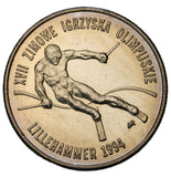 1993 - Polska - 20000 zł - XVII Zimowe Igrzyska Olimpijskie - Lillehammer 1994