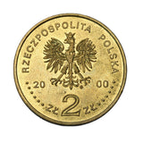 2000 - Polska - 2 zł - 1000-lecie Zjazdu w Gnieźnie