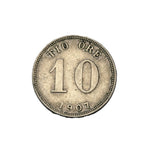 1907 - Szwecja - 10 Ore